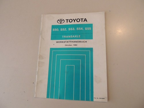 Manuale officina cambio - , toyota