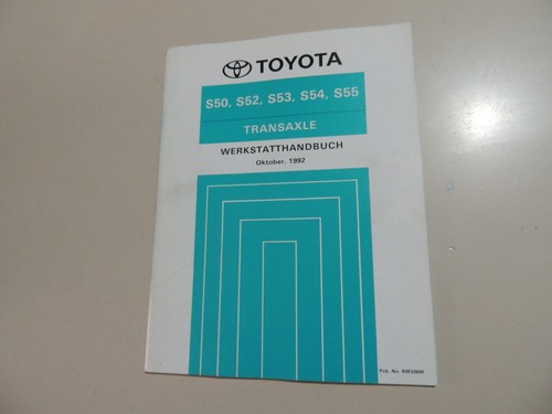 Manuale officina cambio toyota - manuale,